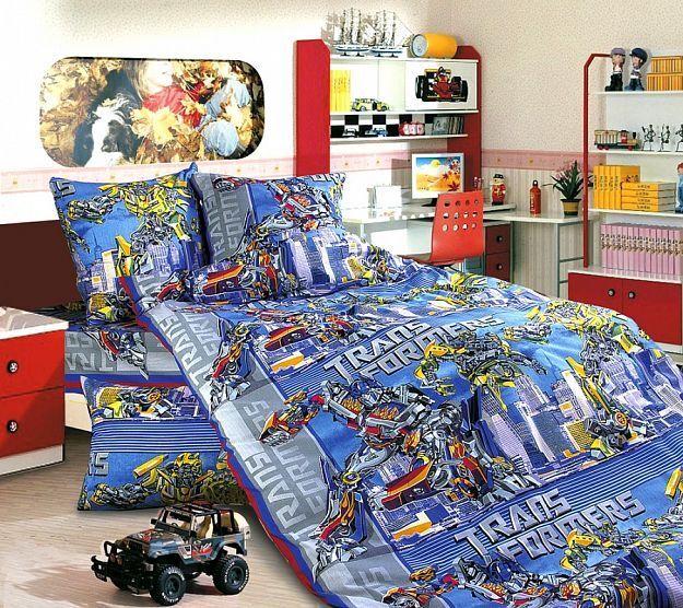  Bavlněné ložní povlečení Transformers
