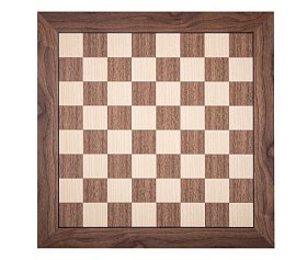 Drevená šachová doska Walnut DGT - 54 × 54 cm, pole 55 mm