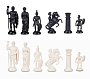 Plastové figurky Spartan - bílo - černé