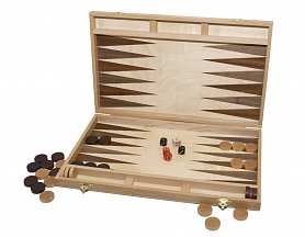 Backgammon z bukového dreva