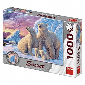 Lední medvědi v utajení 1000 dílků puzzle