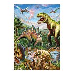 Svět dinosaurů svítící - 100 dílků