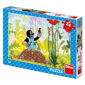 Puzzle - Krtko modrých v kalhotkách 24 dielikov