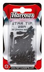 Hroty Harrows Star soft 2ba - 30 ks černá