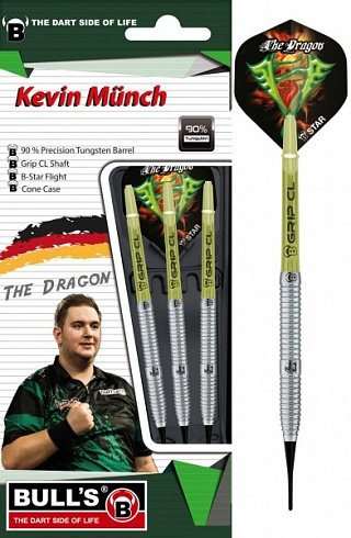 Šipky soft Bull's Champ. Kevin Munch 18g 
