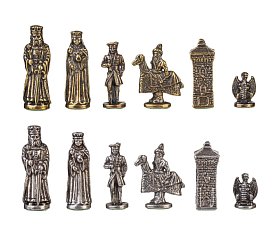 Kovové šachové figurky Krakovské