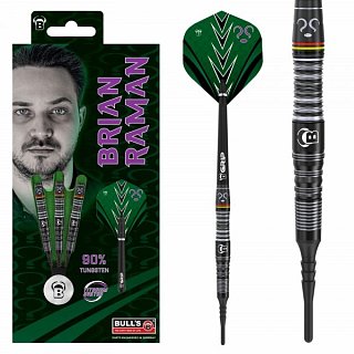 Šípky Bull's soft Brian Raman Soft 18g 