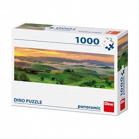 Západ slunce 1000 dílků panoramic - puzzle