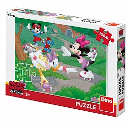 Puzzle Minnie sportuje 100 xl dílků