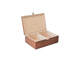 Drevený box Natural - zafarbený veľkosť 6 - (205x135x71 mm)
