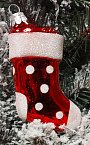 Vianočná figúrka ponožka