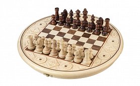 Drevené šachy rubínové