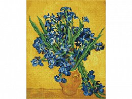 Diamantové malování - Vincent van Gogh - Kosatce - 40x50 cm