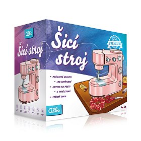 Šicí stroj - ružový
