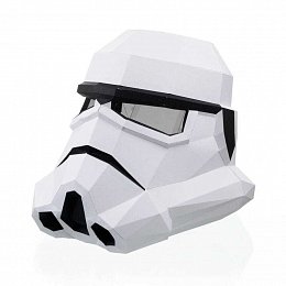 Papírový model 3D - maska Stormtrooper
