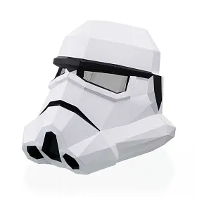 Papierový model 3D - maska Stormtrooper