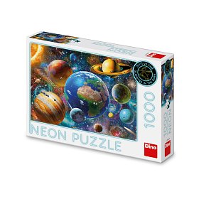 Puzzle - Neon planety 1000 dielikov