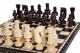 Drevené šachy Cézar