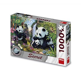 Puzzle Skryté pandy 1000 dílků secret collection