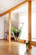Houpací sedačka La Siesta Habana Comfort Stripes - inspirace