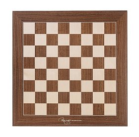 Drevená šachová doska - deluxe - 55 × 55 cm, pole 55 mm