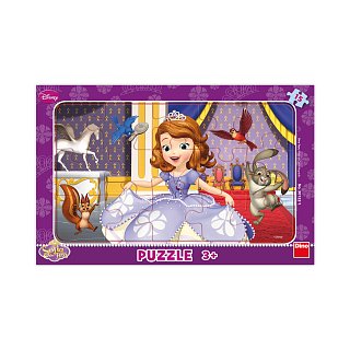 Puzzle - Sofia první 15 dielikov 