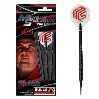 Šípky soft Bull's Mensur Suljovic Black Edition 18g 90% 