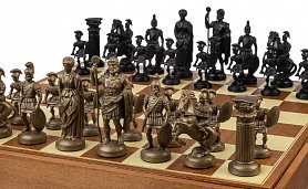 Šachy Spartan černo / zlaté