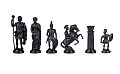 Plastové figurky Spartan - bílo - černé