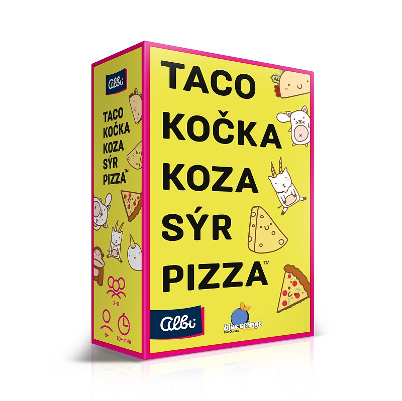  Taco, kočka, koza, sýr, pizza - obal