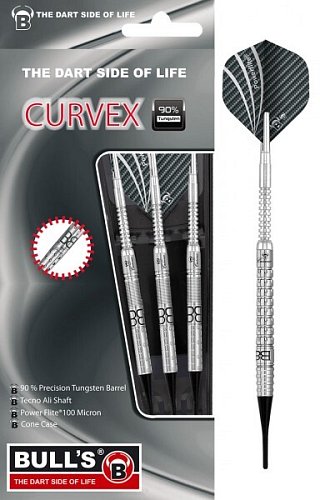 Šipky soft Bull's Curvex C2 18g