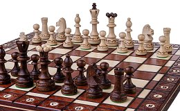 Drevené šachy Ambassador De lux